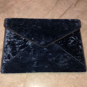 Rebecca Minkoff velvet envelope clutch